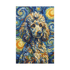 Poodle Post-Impressionist canvas print by Tritan, front