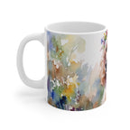 Poodle Watercolor ceramic mug by Tritan, left handle