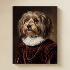 Havanese Renaissance Royal matte poster print by Tritan, angled view