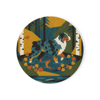 Australian Shepherd Drink Coaster by Tritan, front studio view
