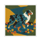 Australian Shepherd vinyl sticker by Tritan, front