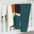 Beagle sherpa blanket by Tritan, on bed
