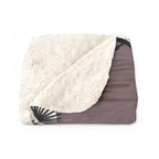 Beagle sherpa blanket by Tritan, folded