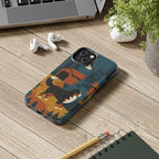 Bernese Mountain Dog tough phone case by Tritan, on a desk