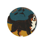 Bernese Mountain Dog Drink Coaster by Tritan, front studio view