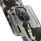 Bernese Mountain Dog tough phone case by Tritan, close-up