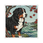 Bernese Mountain Dog vinyl sticker by Tritan, front