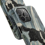 Border Collie tough phone case by Tritan, close-up