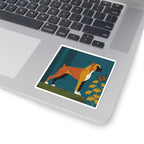 Boxer vinyl sticker by Tritan, on a laptop