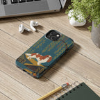 Cavalier King Charles Spaniel tough phone case by Tritan, on a desk