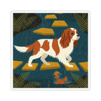 Cavalier King Charles Spaniel vinyl sticker by Tritan, front