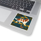 Cavalier King Charles Spaniel vinyl sticker by Tritan, on a laptop