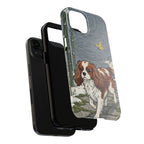 Cavalier King Charles Spaniel tough phone case by Tritan, two-piece layers