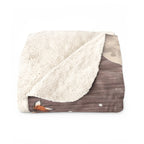 Cavalier King Charles Spaniel sherpa blanket by Tritan, folded