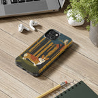 Pembroke Welsh Corgi tough phone case by Tritan, on a desk