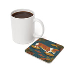 Corgi Drink Coaster by Tritan, size and detail view