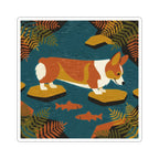 Corgi vinyl sticker by Tritan, front