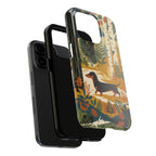 Dachshund tough phone case by Tritan, two-piece layers