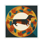 Dachshund vinyl sticker by Tritan, front