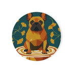 French Bulldog Drink Coaster by Tritan, front studio view