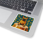 French Bulldog vinyl sticker by Tritan, on a laptop