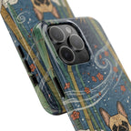 French Bulldog tough phone case by Tritan, close-up