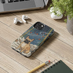 French Bulldog tough phone case by Tritan, on a desk