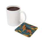 German Shepherd Drink Coaster by Tritan, size and detail view
