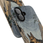 German Shepherd tough phone case by Tritan, close-up