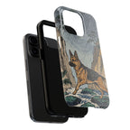 German Shepherd tough phone case by Tritan, two-piece layers