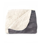 German Shepherd sherpa blanket by Tritan, folded
