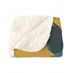 Great Dane sherpa blanket by Tritan, folded