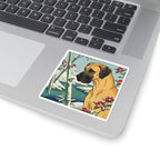 Great Dane vinyl sticker by Tritan, on a laptop