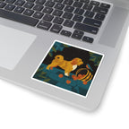 Havanese vinyl sticker by Tritan, on a laptop