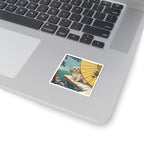Havanese vinyl sticker by Tritan, on a laptop
