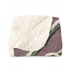 Havanese sherpa blanket by Tritan, folded