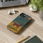 Labrador Retriever tough phone case by Tritan, on a desk