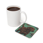Labrador Retriever Drink Coaster by Tritan, size and detail view