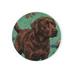 Labrador Retriever Drink Coaster by Tritan, front studio view