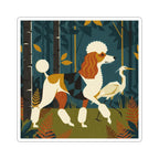 Poodle vinyl sticker by Tritan, front