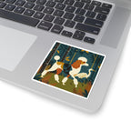 Poodle vinyl sticker by Tritan, on a laptop