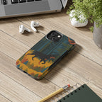 Rottweiler tough phone case by Tritan, on a desk