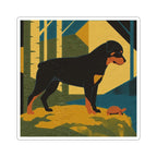 Rottweiler vinyl sticker by Tritan, front