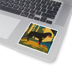 Rottweiler vinyl sticker by Tritan, on a laptop