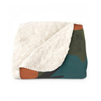 Rottweiler sherpa blanket by Tritan, folded
