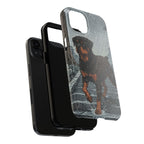Rottweiler tough phone case by Tritan, two-piece layers