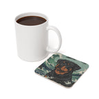 Rottweiler Drink Coaster by Tritan, size and detail view