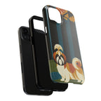 Shih Tzu tough phone case by Tritan, two-piece layers