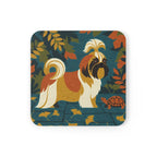 Shih Tzu Drink Coaster by Tritan, angled detail view