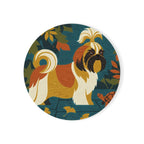 Shih Tzu Drink Coaster by Tritan, front studio view